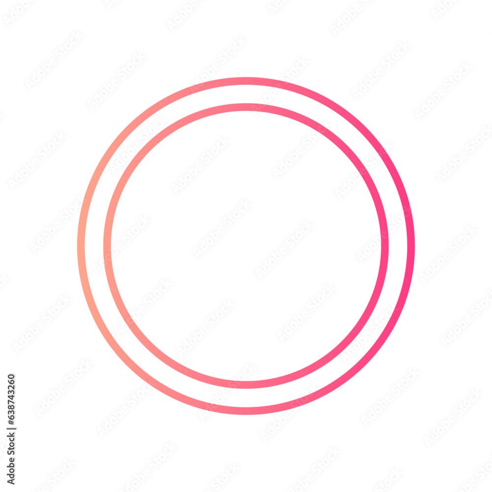hormonal ring gradient icon hormonal ring gradient icon