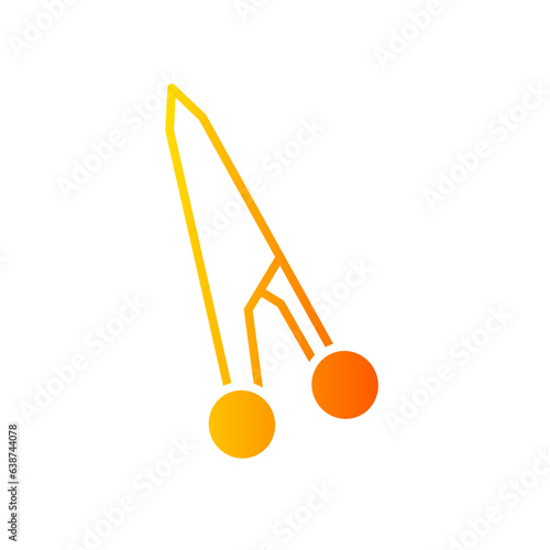 scissors gradient icon
