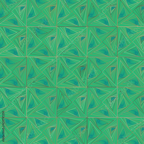 Abstract Background with green olour ornament and mordern geomatric design with futuristic  blue texture with drawing pattern hi-tech colour print line illustration with technology art