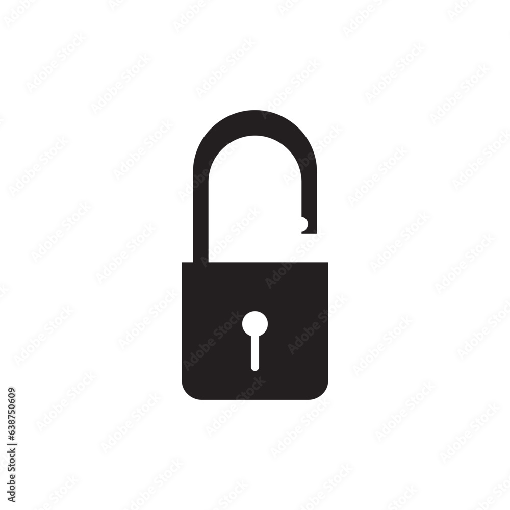 padlock icon logo vector design padlock icon logo vector design