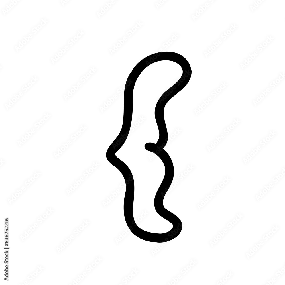 Symbol open left brace parentheses outline font in outline bubble style isolated on white background. For branding, font, logo, abc, presentation, alphabet, signboard, lettering, education. Symbol open left brace parentheses outline font in outline bubble style isolated on white background. For branding, font, logo, abc, presentation, alphabet, signboard, lettering, education.
