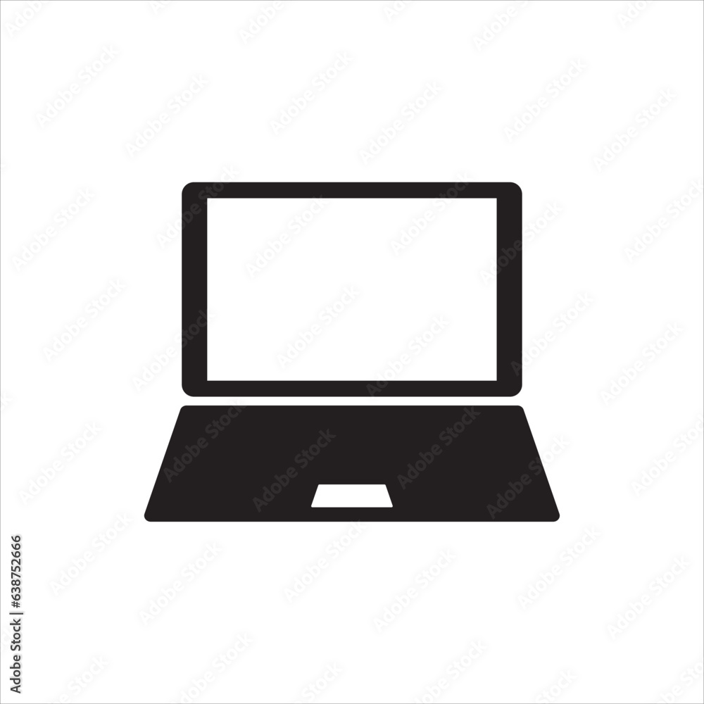 laptop icon vector illustration symbol laptop icon vector illustration symbol