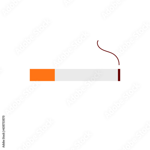 Cigarette sign isolated on white background. Vector illustration
