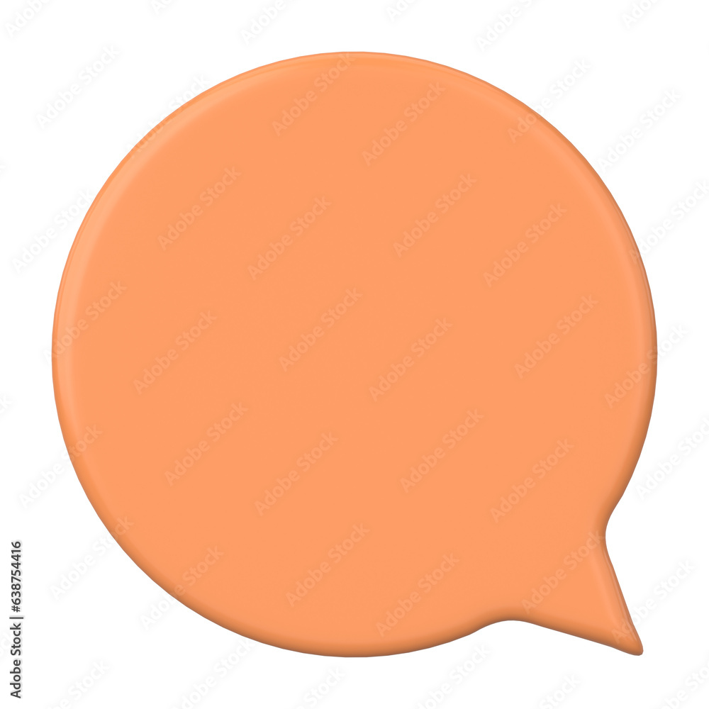 Speech bubble. Chat bubble. 3D illustration. Speech bubble. Chat bubble. 3D illustration.