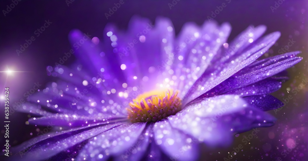 Obraz premium purple flower closeup background concept. 