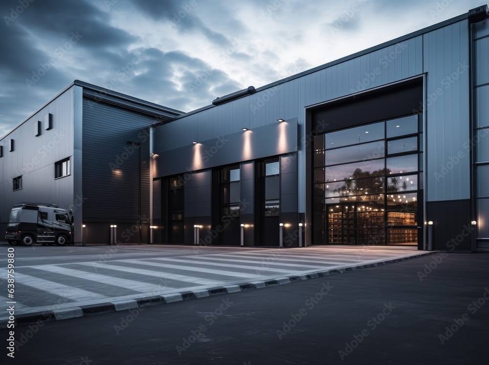 Building of a modern industrial enterprise Building of a modern industrial enterprise