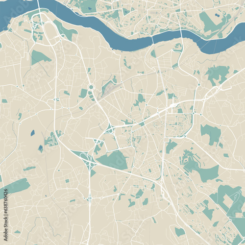 Large Vila Nova de Gaia map