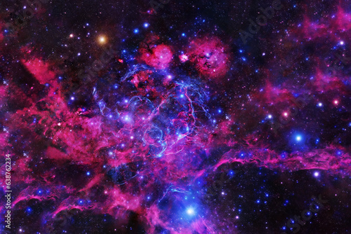 Beautiful space nebula. Elements of this image furnishing NASA.