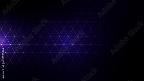 三角パターン背景素材，テクノロジー，パープルのグラデーション