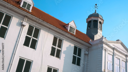 The upper part of the Governor's Office is a classic style built in the Dutch colonial era, the building is currently used as the Jakarta History Museum or Fatahillah Museum photo