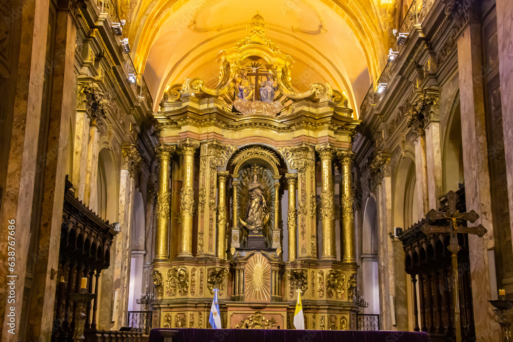 Buenos Aires Catholic cathedral interiors Argentina