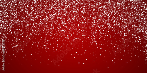 Snowfall overlay christmas background. Subtle