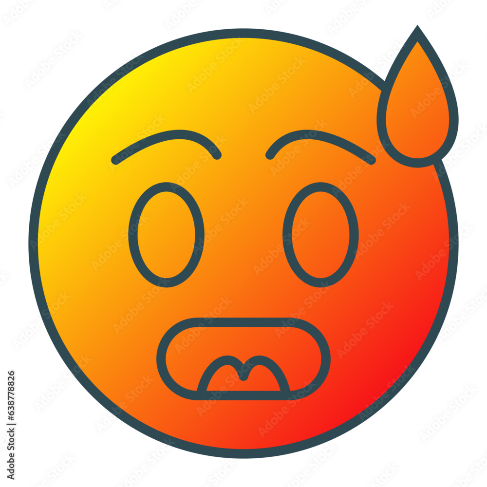 Fototapeta premium Surprised Icon