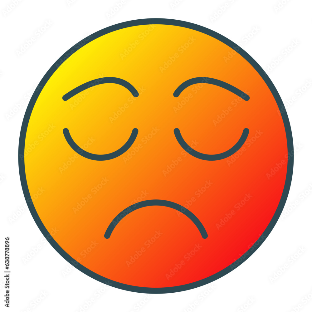 Fototapeta premium Sad Icon