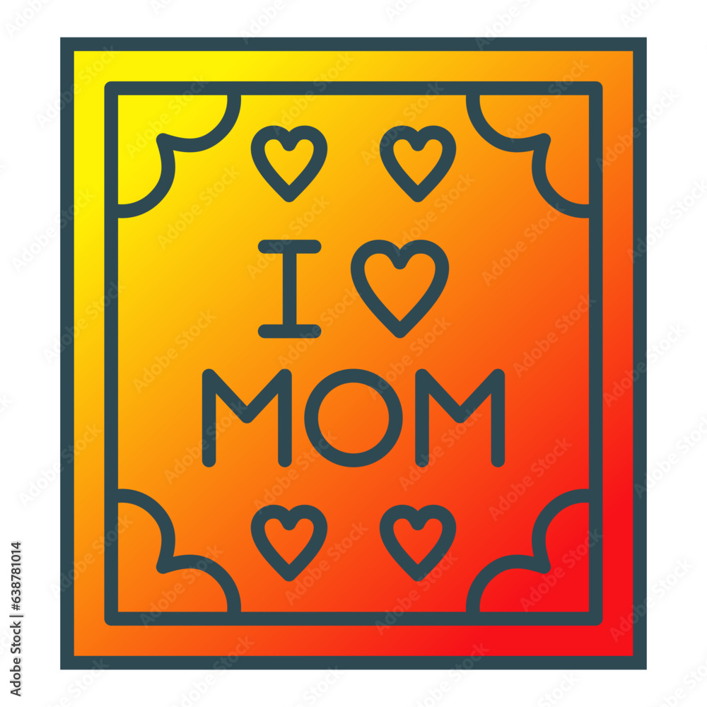 I Love Mom Icon I Love Mom Icon