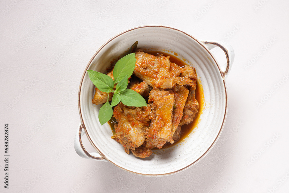 Rica Rica Enthok or Entog is Duck Stew in Spicy Sauce. Rica Rica Enthok or Entog is Duck Stew in Spicy Sauce.