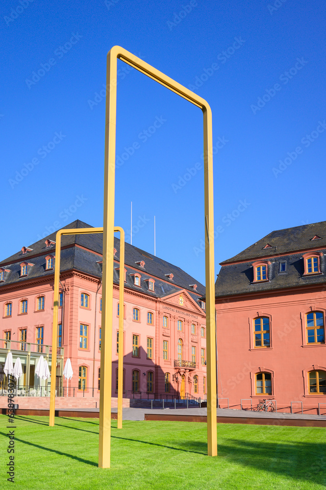 View of the Landtag, the Government Building of Rheinland Pfalz