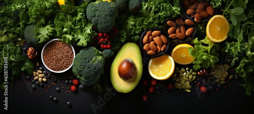 a background in nutritious vegan meals. in the apex,.