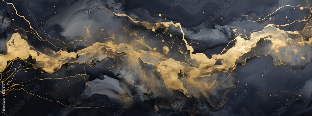 gold & black abstract & abstract painting, in the style of organic fluid shapes, detailed background gold & black abstract & abstract painting, in the style of organic fluid shapes, detailed background