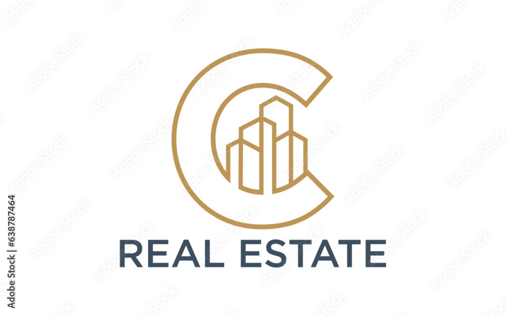 Real Estate, Building and Construction Logo Design Real Estate, Building and Construction Logo Design
