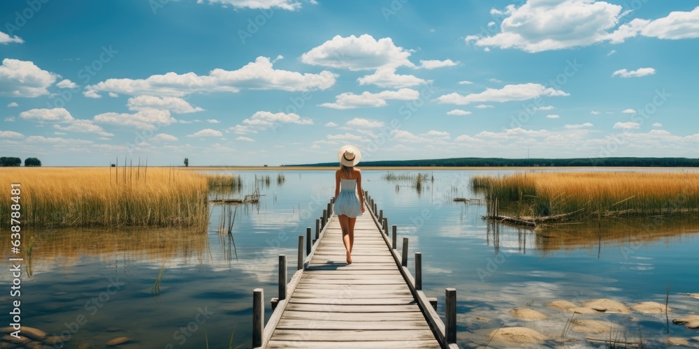 Obraz premium The tranquility of the lake