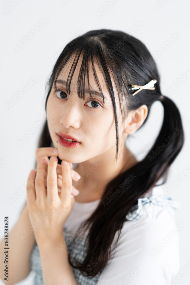 若くて爽やかな女性 若くて爽やかな女性