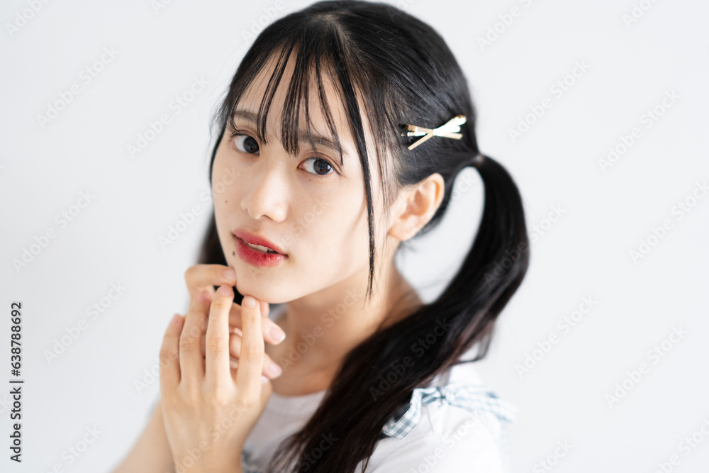 若くて爽やかな女性 若くて爽やかな女性