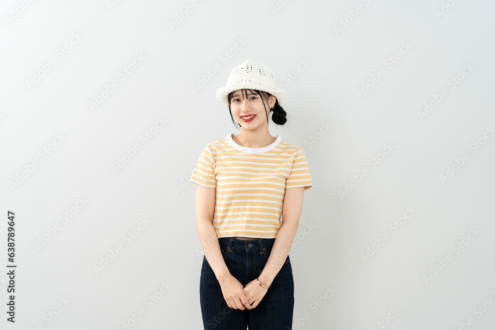 若くて爽やかな女性 若くて爽やかな女性