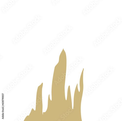 Stalagmite Illustration Vector