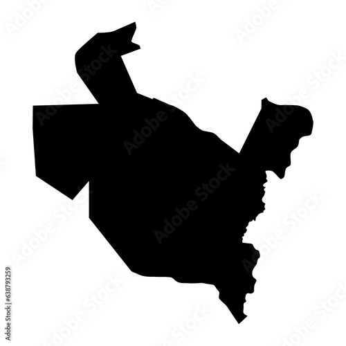 Saladin Governorate map, administrative division of Iraq. Vector illustration.