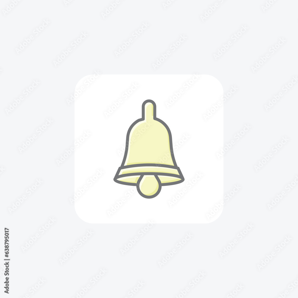 Melodious Christmas Bell Awesome Lineal Icon Melodious Christmas Bell Awesome Lineal Icon