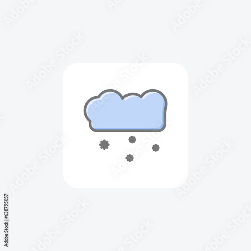 Ethereal Cloud Awesome Lineal Icon