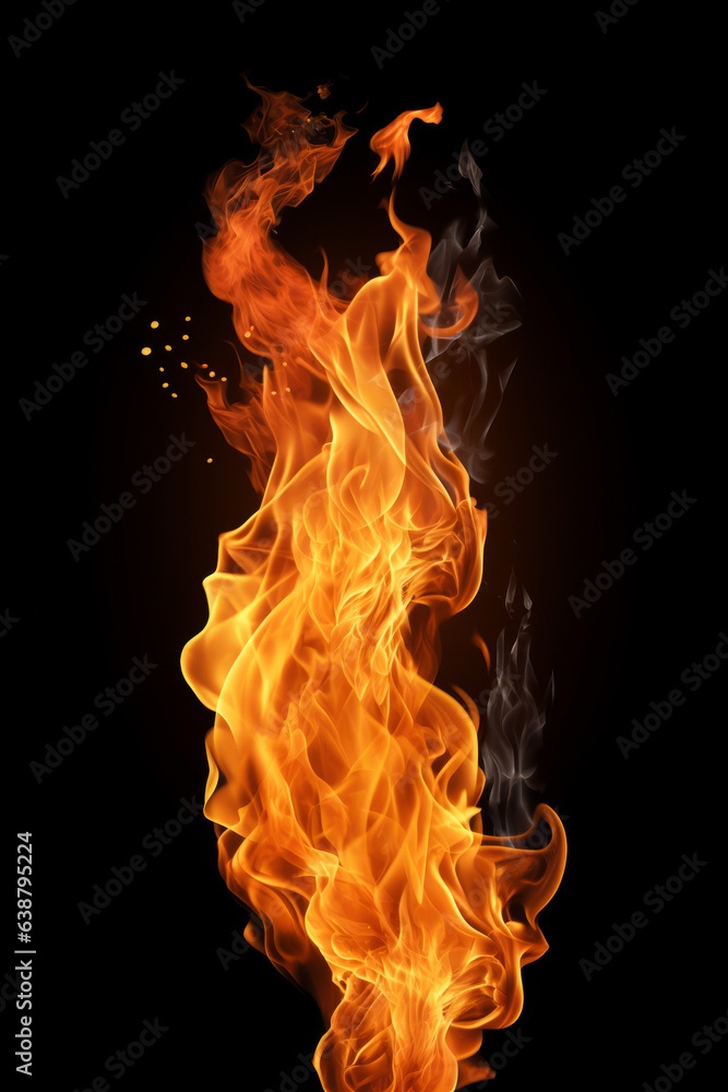 Fire with many different colors and shapes on it's side. Fire with many different colors and shapes on it's side.