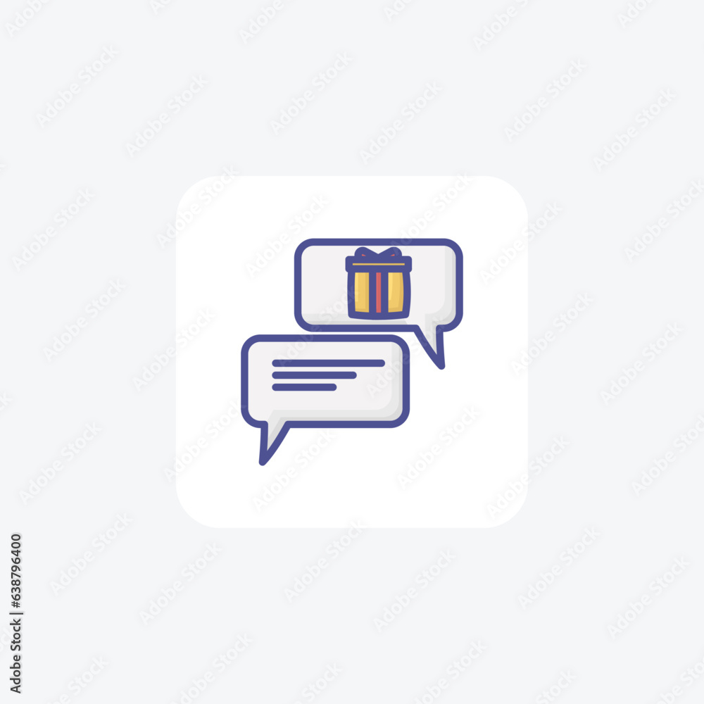 Joyful Christmas Text Filled Outline Icon Joyful Christmas Text Filled Outline Icon