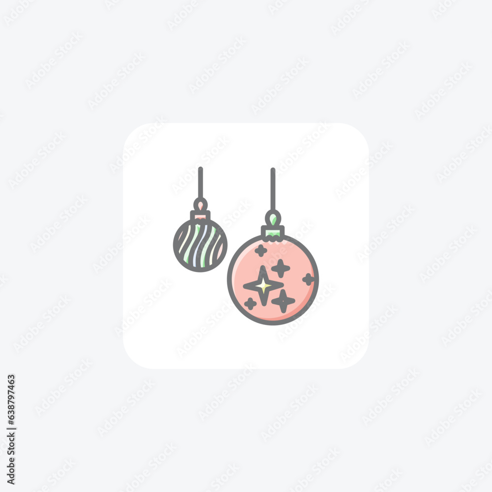 Christmas Decor Enchanted Festivity Awesome Lineal Icon Christmas Decor Enchanted Festivity Awesome Lineal Icon
