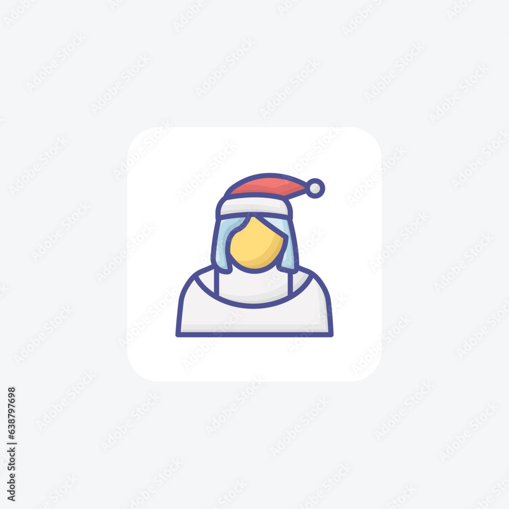 Frosty Festivities Christmas Filled Outline Icon Frosty Festivities Christmas Filled Outline Icon