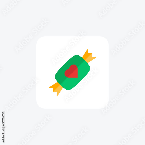 Luscious Candyland Delights Flat Icon