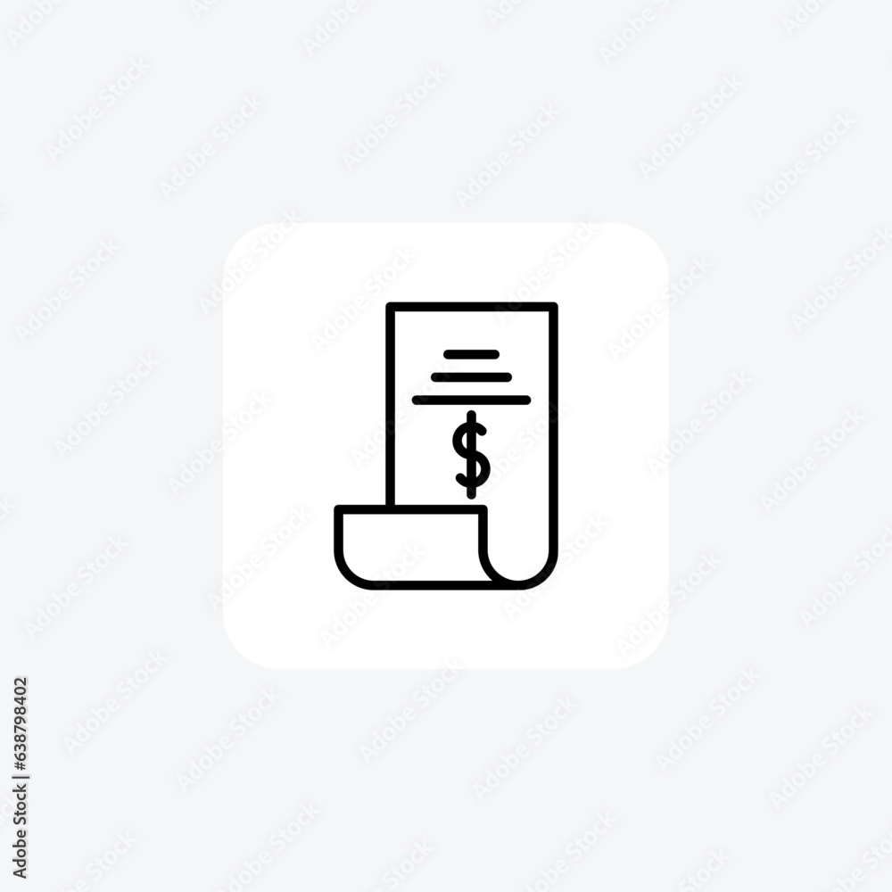 Courier, delivery fully editable vector line icon Courier, delivery fully editable vector line icon