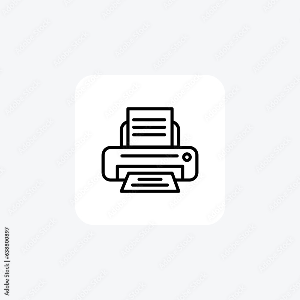 PrintMastery Redefining Ink on Paper Line Icon PrintMastery Redefining Ink on Paper Line Icon