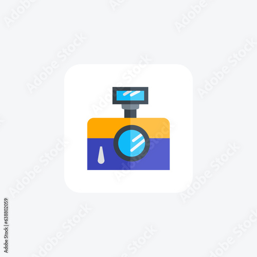 Camera Unveil the Extraordinary Lens Flat Icon
