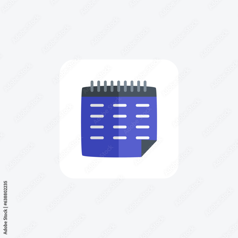 Calendar Mapping Time's Tapestry Flat Icon Calendar Mapping Time's Tapestry Flat Icon