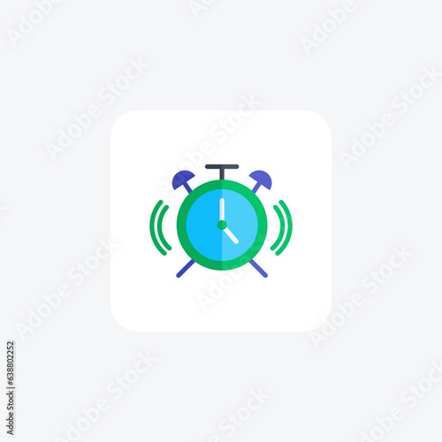 SirenSync Empowering Your Daily Rhythms Flat Icon