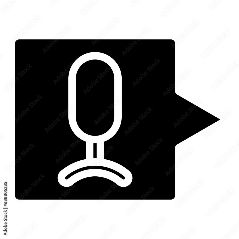 microphone glyph microphone glyph