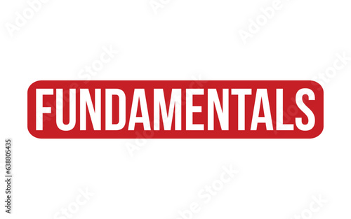 Fundamentals Rubber Stamp Seal Vector