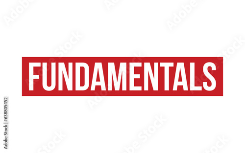 Fundamentals Rubber Stamp Seal Vector