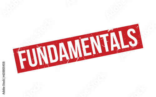 Fundamentals Rubber Stamp Seal Vector