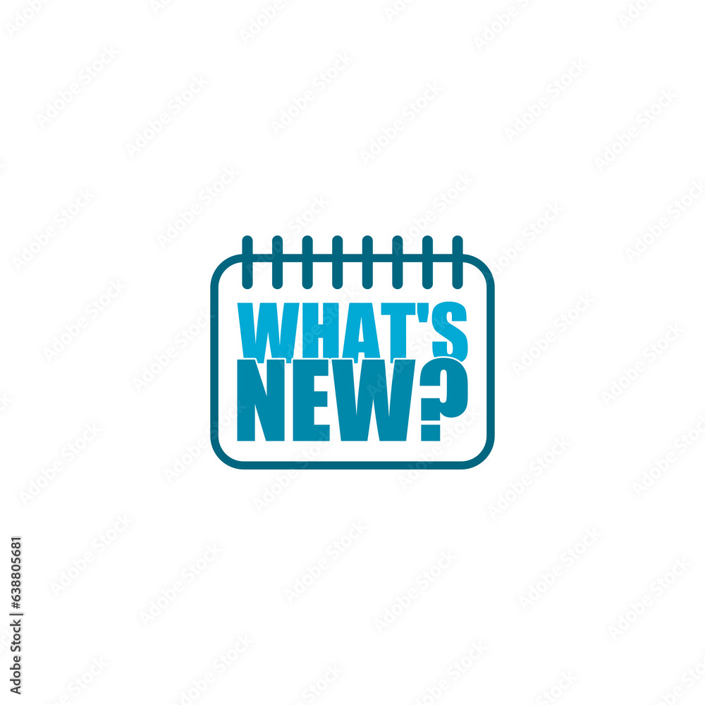 What's new icon isolated on transparent background What's new icon isolated on transparent background