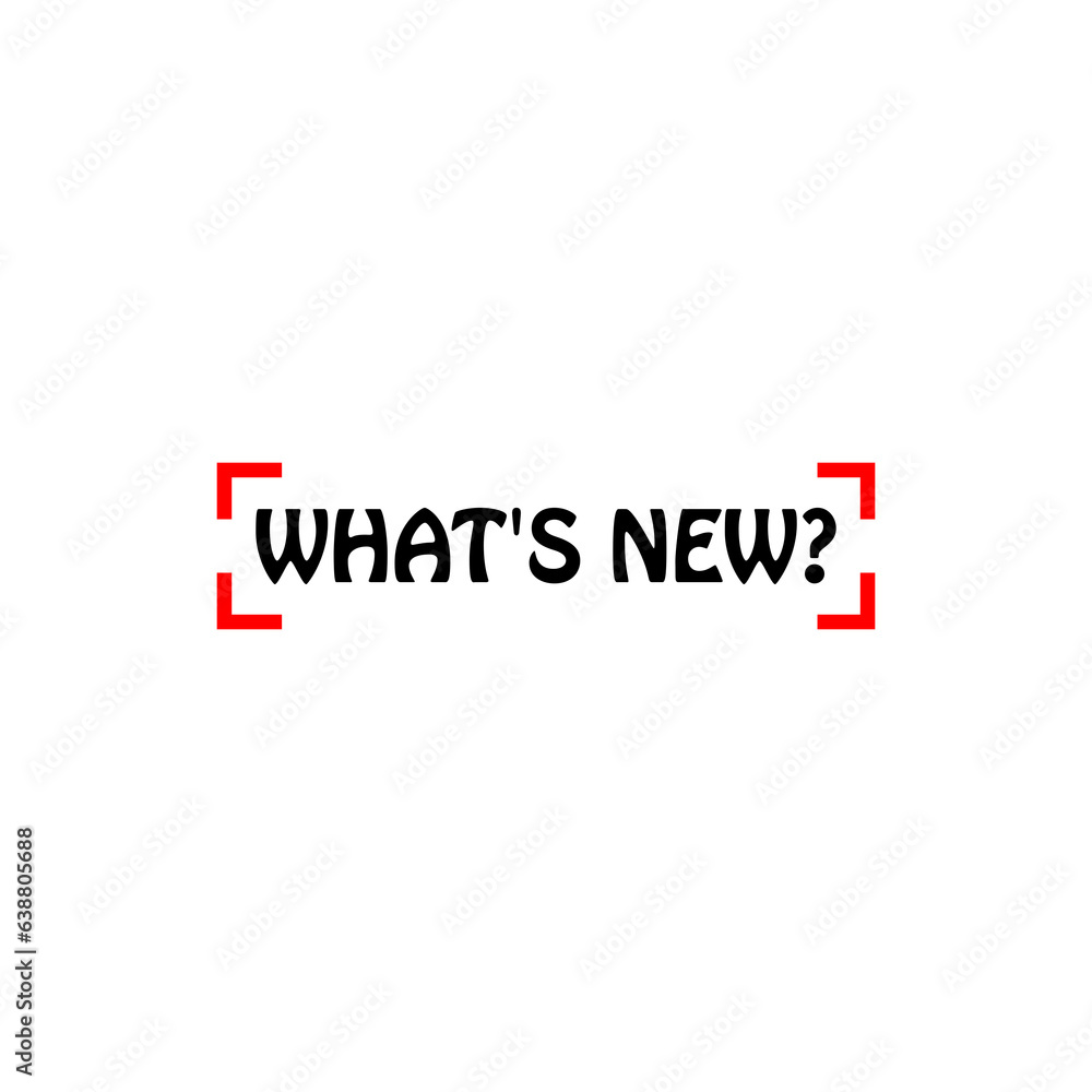 What's new icon isolated on transparent background