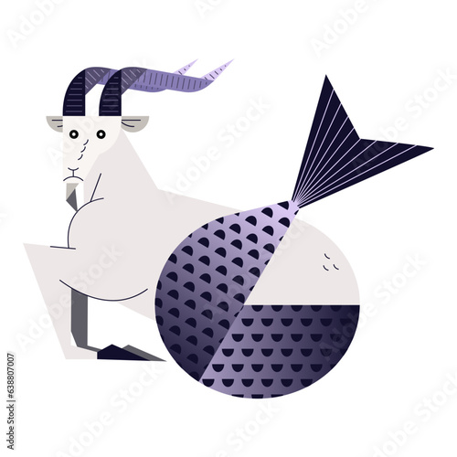 Capricorn gradient illustration