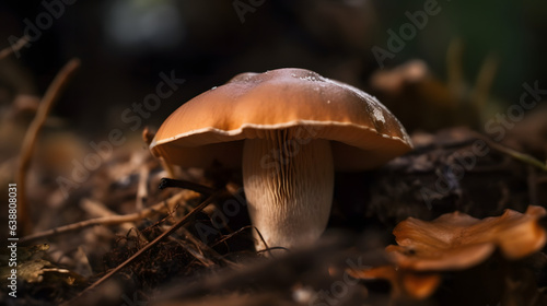 mushrooms in the forest